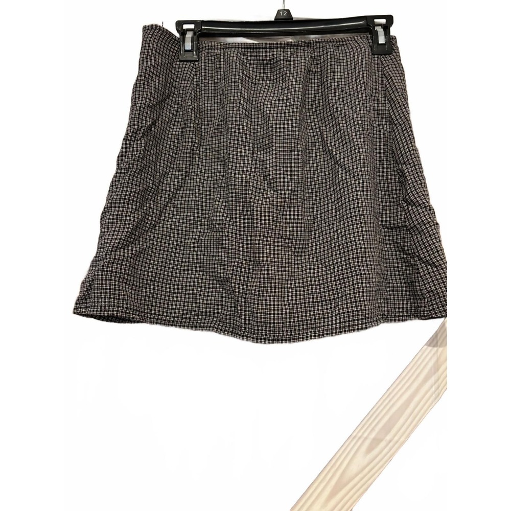 Womens American Eagle sz 8 black mini skirt preloved #255 - Picture 2 of 2